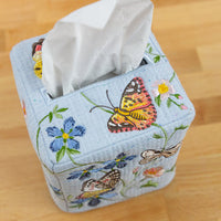 BUTTERFLY TISSUE BOX COVER