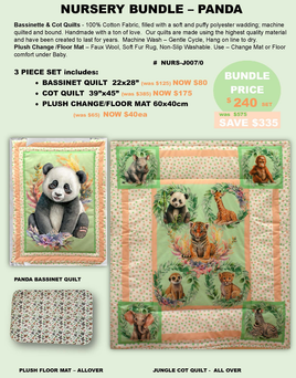 A&O JUNGLE - PANDA 3PCE BUNDLE