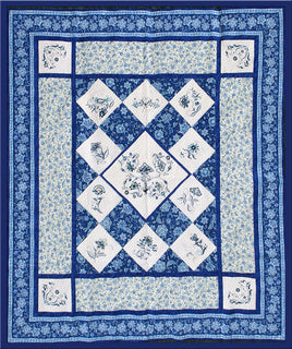 Mum's Original - Andre Vienna Blue Quilt