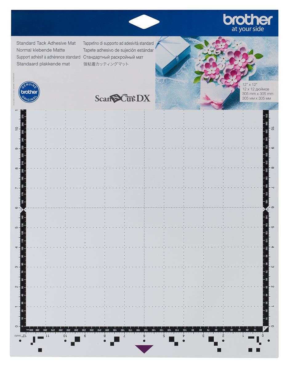 Brother ScanNCut Low Tack Adhesive Mat 12 x 12 inch CADXMATLOW12
