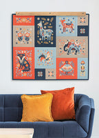 Folk Animals Quilt (P)