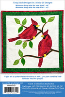 Cardinal Crazy Quilt