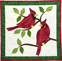 Cardinal Crazy Quilt