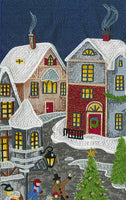 Christmas Village Tile Scene (P)